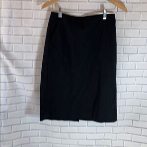 Banana Republic Black Wool/Spandex Skirt Sz‎ 0